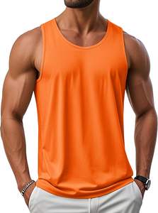 Dynamic Mens Casual <b>Tank</b> Top Knitted Spandex/Cotton Breathable Quick Dry Soft Fabric Cool <b>Air</b> Motion Easy Fit Stretch Daily - Product Image 3