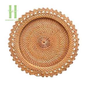 High Quality Round Rattan Woven <b>Placemats</b> <b>for</b> Dining Table Decor <b>Christmas</b> Ratan <b>Placemats</b> OEM Rustic <b>Placemats</b> From Vietnam - Product Image 6