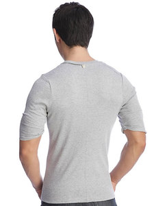 T-shirt en coton lourd 100 % pour hommes, personnalisable avec logo OEM, vente en gros - Product Image 3