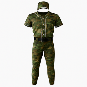 High Quality Custom Logo Baseball Uniforms Men's Apparel Customized Size and Design for Softball Players - Product Image 6