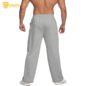 Pantalones estampados bordados personalizados de alta calidad, ropa de calle en blanco, pantalones de chándal de algodón con cordón de lana Unisex de gran tamaño para hombres - Product Image 5