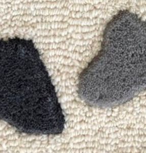 PEBBLES 100% Wool Hand Tufted <b>Rug</b> Modern Nordic Style Area Set for Home Hotel Kitchen or <b>Bedroom</b> Manufacturer's Price - Product Image 5