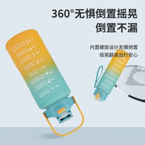 Cross-Border Large Capacity Three-Piece Vacuum Flask <b>One</b>-Click Bounce Cover Customized Processing Gradient Water Sports <b>Kettle</b> - Product Image 5