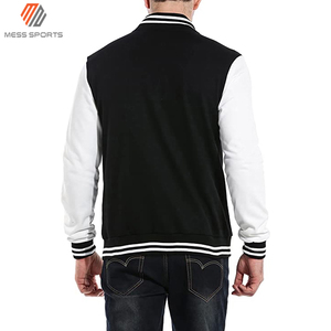 Latest Fashion Wholesale MESS SPORTS Men's Winter College Varsity Baseball Wool Jackets High Quality Customized Reversible - Product Image 4