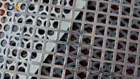 Panel Metálico Perforado de Acero Inoxidable, Forma Personalizada, Diámetro del Orificio, Grosor, para Aplicaciones Industriales