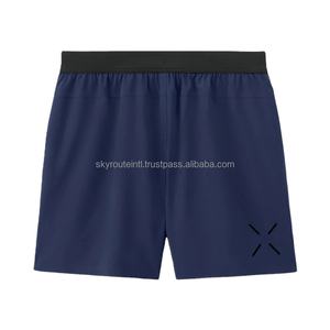 Shorts actifs antistatiques de haute qualité Protection solaire Shorts extensibles à 4 voies pour les activités de plein air shorts pour hommes - Product Image 4