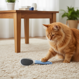 Wholesale Double-Sided Oval Pet Brush with Single Color Handle for <b>Dog</b> and Cat Grooming Manufactured by Top Brand - Product Image 3