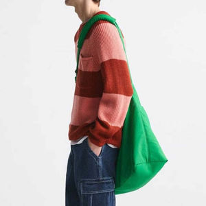 Suéter de mohair para hombre de moda, jersey de manga larga, prendas de punto cómodas y suaves, ropa de calle informal para Otoño e Invierno - Product Image 3