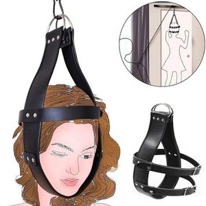 Capucha de Cuero para Juegos Sexuales para Adultos, Restricción de Cabeza para Parejas - Product Image 1