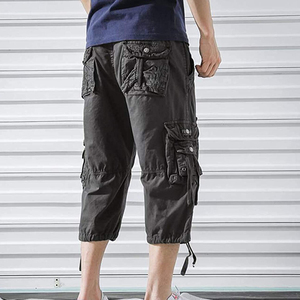 New Arrival Oem Wholesale Cotton <b>Man</b> Cargo <b>Shorts</b> High Street Breathable New Fashion Knitted <b>Elastic</b> Custom Quick Dry - Product Image 3