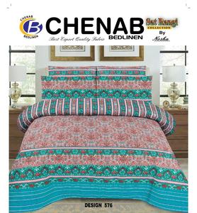 Juego de sábanas de algodón con estampado floral, juego de sábanas de algodón a precio mayorista, Sábana pakistaní de alta calidad, Sábana estampada de algodón - Product Image 6