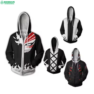 Blank Regular Fit Hoodie Oversized Hooded 400gsm Solid Zipper Hoodies Cotton Fleece Breathable Quick Dry Winter Unisex <b>Jacket</b> - Product Image 5