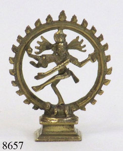 Vitrine miniature décorative en laiton / Décoration en laiton - Product Image 4