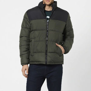 แจ็กเก็ตแบบพองมีฮู้ดสำหรับผู้ชายเสื้อแจ็คเก็ตผ้าฝ้ายสำหรับใส่กลางแจ้งเสื้อแจ็คเก็ตฤดูหนาว - Product Image 4