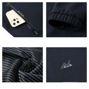 Vente de gros Veste Letterman en laine à manches longues pour hommes Vestes Letterman en gros pour hommes - Product Image 4