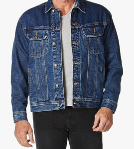 แจ็กเก็ตยีนส์ตัวยาวสำหรับผู้ชายดีไซน์ถนนสูงออกแบบโลโก้ได้ตามต้องการ - Product Image 6