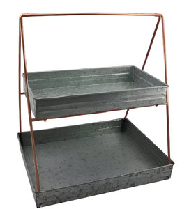 Metal 2 Tier <b>Cupcake</b> <b>Stand</b> In Affordable Price From India - Product Image 5