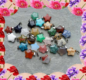 จี้เครื่องประดับ Larimar หรูหราแกะสลักหัวใจจี้อัญมณีชุดกรอบที่น่ากลัว925จี้ชุบทองเงินสำหรับของขวัญวันครบรอบ - Product Image 5