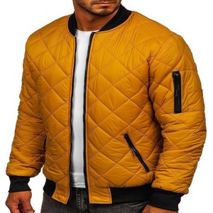Nueva llegada OEM personalizado chaqueta de bombardero para hombre estilo de invierno moda ropa de lona - Product Image 1