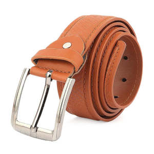 Ceinture pour homme Chase Value - Cuir artificiel marron 44 pouces - Product Image 1