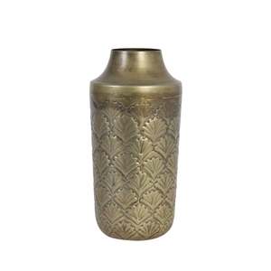 Mayorista de florero de decoración de metal chapado en oro Maceta moderna a precio razonable Tamaños personalizados - Product Image 1