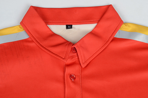 Vente en gros Polo d'équipe de golf pour hommes et femmes avec impression personnalisée et logo T-shirts en relief en coton souple avec perles courtes - Product Image 3