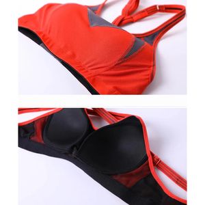 สปอร์ตบราขนาดใหญ่พิเศษของผู้หญิงผ้าแห้งเร็วระบายอากาศได้ดีดีไซน์แบบมืออาชีพ - Product Image 6