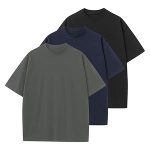 Camisetas en blanco de peso pesado para hombre, 100% algodón personalizado de gran tamaño, camisetas de estilo callejero de talla grande - Product Image 1