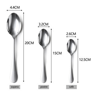 Fourchettes à dessert en acier inoxydable 15 x 1,35 cm, ustensiles de cuisine de qualité supérieure - Product Image 3
