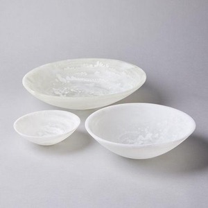 Bol à fruits et salade en résine écologique de luxe personnalisé, non revêtu, disponible en plusieurs couleurs pour un usage domestique - Product Image 1