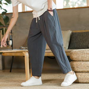 Pantalons de survêtement décontractés pour homme, taille mi-haute, automne-hiver, taille élastique, molleton, jogging, entraînement, course à pied, salle de sport, fitness, 100% coton, imperméable - Product Image 6