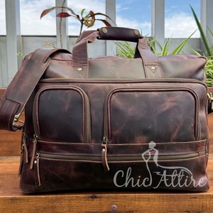Custom Multi-Compartment Genuine Leather Briefcase Laptop Messenger <b>Bag</b> for <b>Men</b> Business <b>Satchel</b> <b>Bag</b> Computer Crossbody Handbags - Product Image 1