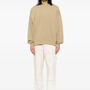 Sweat-shirts d'hiver unisexes en coton 100% de haute qualité, poids lourd, logo personnalisé, surdimensionnés, unis, écologiques, vente en gros - Product Image 2