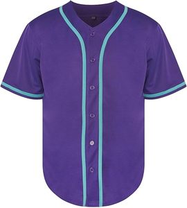 Camisetas de béisbol con botones personalizables para adultos Diseño único Características transpirables Ropa de fábrica Ropa de béisbol y softball - Product Image 2