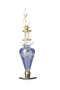 Botella de Perfume de Vidrio Egipcio Soplado a Mano de Lujo con Detalles en Oro, Estilo Amor, Souvenir, Vacía, Recargable, Sets de Regalo GRAND BAZAAR EGYPT - Product Image 5