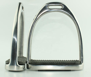 Par de estribos de seguridad ecuestres profesionales con diseño antideslizante seguro para montar a caballo, soporte para el tobillo, equipo de equitación duradero - Product Image 2
