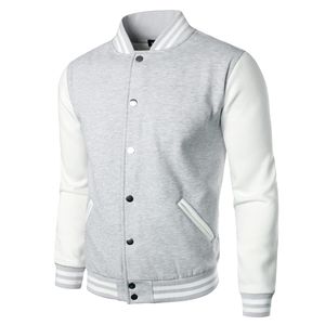 Veste Hip Hop personnalisée avec manches en cuir véritable, broderie en chenille, strass, veste de baseball universitaire en molleton - Product Image 2