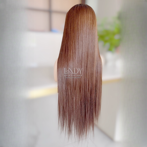 Pelucas delanteras de cabello humano real Precio al por mayor Hueso vietnamita Recto HD Encaje Longitud completa de 8 "a 32" - Product Image 5