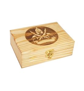 Urne en bois faite à la main gravure boîte à bijoux sculptée à la main pour femmes-bijoux hommes | Boîtes décoratives | Stockage (épée spartiate) - Product Image 2