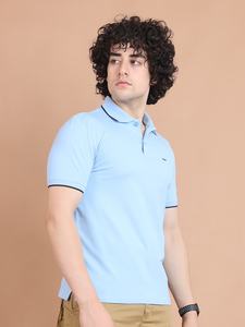 Media manga mercerizada Premium básica moderna para Camiseta de cuello Polo 100% algodón elegante cómodo uso diario para hombres armario - Product Image 5
