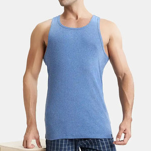 Camiseta de algodón para correr con logotipo personalizado al por mayor, camisetas atléticas musculosas, ropa deportiva sin mangas para entrenar, camiseta sin mangas para gimnasio para hombre - Product Image 5