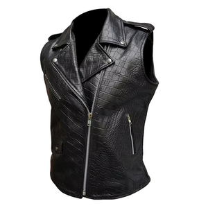 Fabricants et fournisseurs Gilet en cuir véritable pour homme Respirant Service OEM Vêtement d'extérieur pour moto d'hiver Mode Fabriqué au Pakistan - Product Image 1