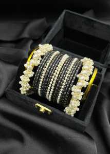 Venta Directa de Fábrica, Conjuntos de Brazaletes de Vidrio Redondos, Conjuntos de Churiyan Religiosos Islámicos para Mujeres Adultas, Joyería India - Product Image 4