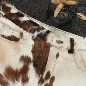 กางเกงขาสั้นหนังวัวแท้คุณภาพพรีเมียม ดีไซน์เรียบง่าย สวมใส่สบาย แห้งเร็ว ระบายอากาศได้ดี สำหรับผู้ชายและผู้หญิง - Product Image 3