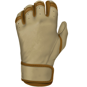 Guantes de bateo de béisbol de cuero Cabretta profesional personalizados puño corto agarre duradero OEM fábrica al por mayor - Product Image 5