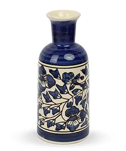 Venta caliente Florero de cerámica con diseño de flores personalizado para la decoración del hotel Florero de cerámica de aspecto elegante para la decoración del comedor de la India - Product Image 2