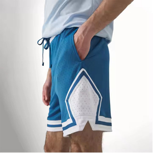 Pantalones Cortos de Baloncesto American Eric de Malla con Estampado Personalizado, Impresión por Transferencia de Calor, Unisex, Patrón 3D, Secado Rápido - Product Image 4