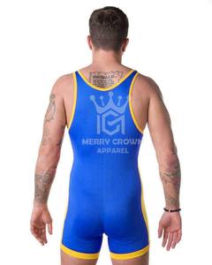 Sublimation Couleur vive Singlet de lutte nouvelle conception Costume d'haltérophilie Singlet de lutte 2025 - Product Image 2