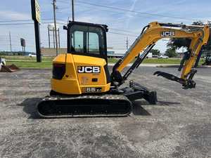 Mini-excavatrice JCB 55Z-1 neuve/d'occasion 2023 avec moteur, vérin hydraulique, pompe hydraulique et boîte de vitesses - PLC - Type chenillé - Expédition rapide - Product Image 4