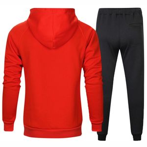 Ensembles de survêtements à capuche pour hommes pullover grande taille hiver couleur unie et motif survêtement hommes vente en gros - Product Image 6